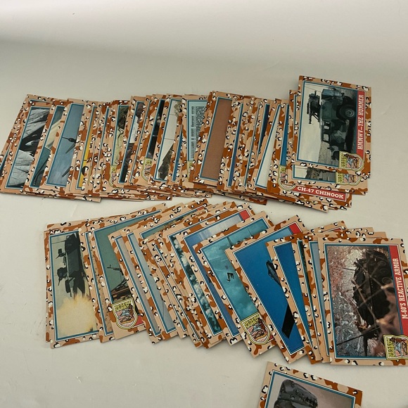 4/$25 Set of 85 Desert Storm Military Army Trading Collector Cards - Picture 6 of 9